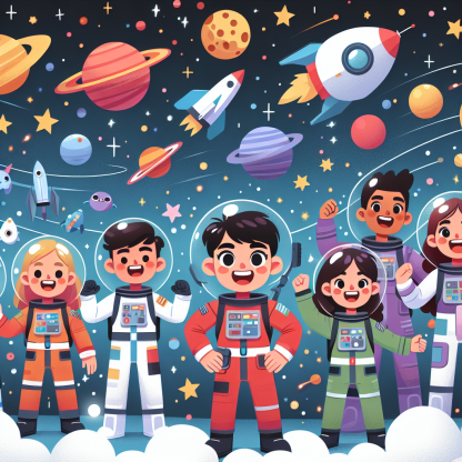 Space Cadet Adventure Paint By Diamonds Kits