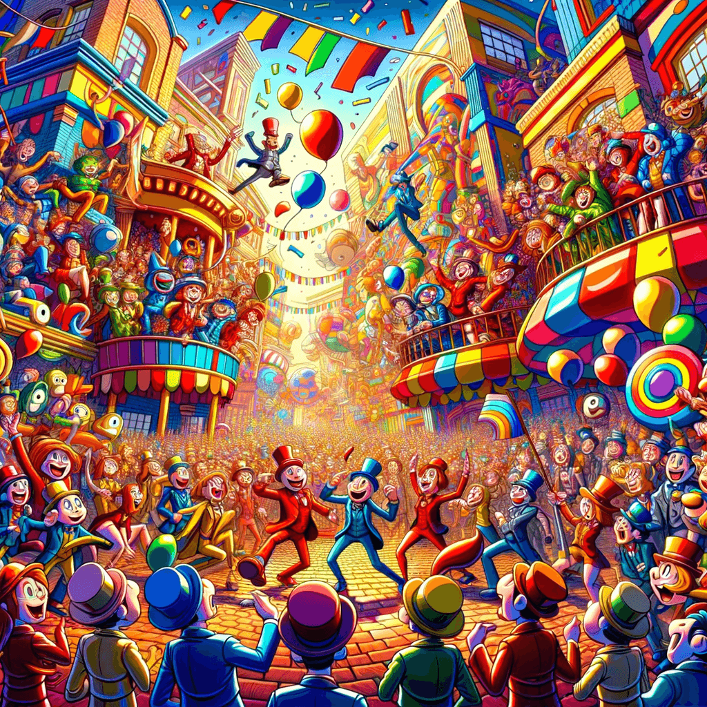 Cartoon Carnival Painting Diamond Kit