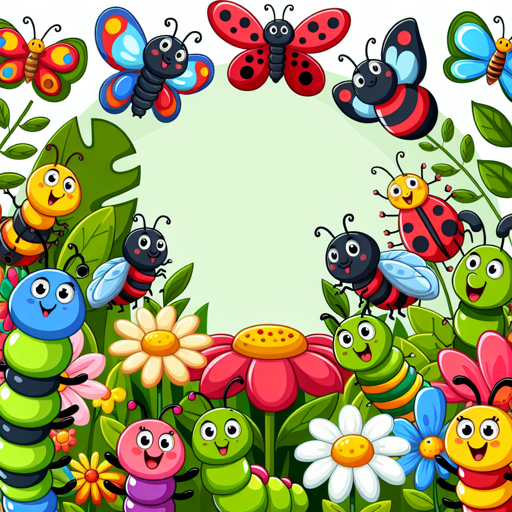 Charming Bug Party Paint By Diamonds Kits
