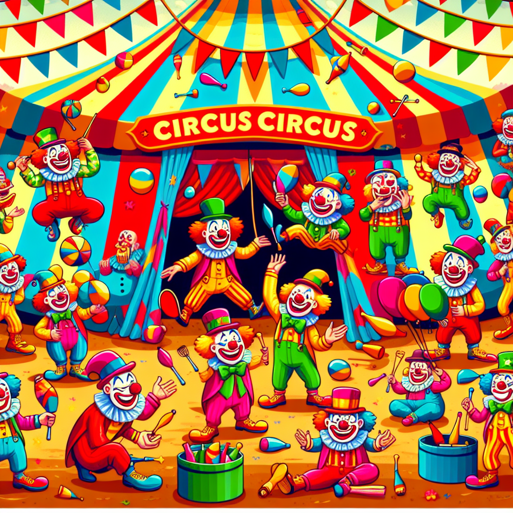 Charming Circus Clowns Paint By Diamond