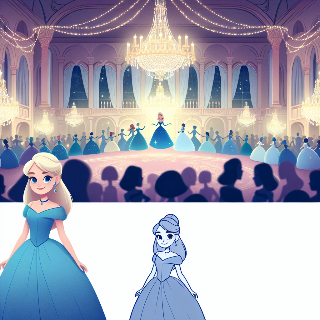 Cinderella's Grand Ball Painting By Diamonds Kit