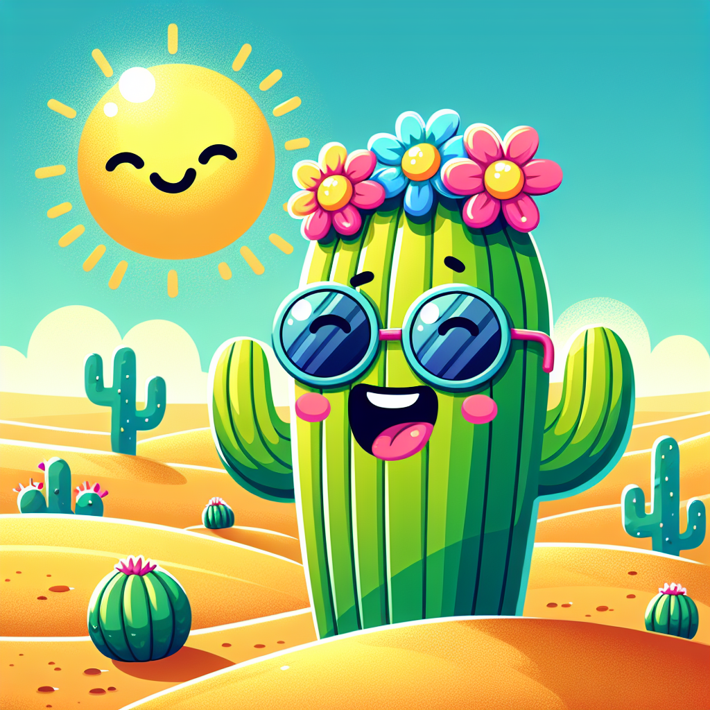 Giggle Cactus Painting Diamond Kit