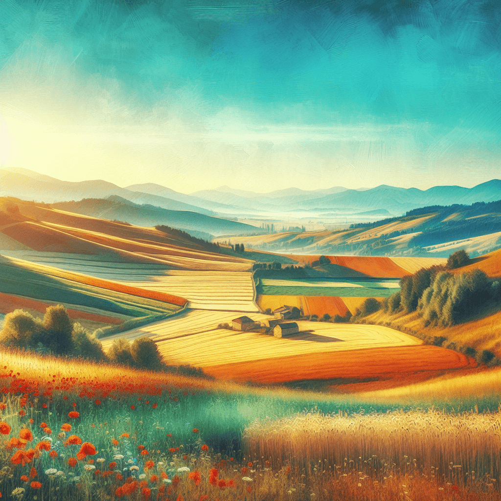 Rustic Landscapes Painting Diamond Kit