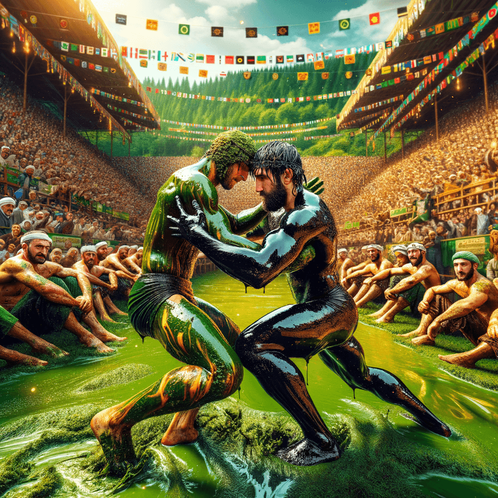Kirkpinar Oil Wrestling Festival DIY Paint By Diamonds