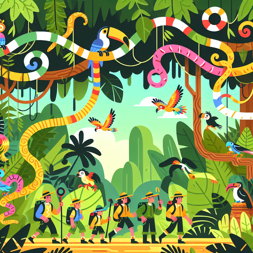 Jungle Exploration Party Painting Diamond Kit