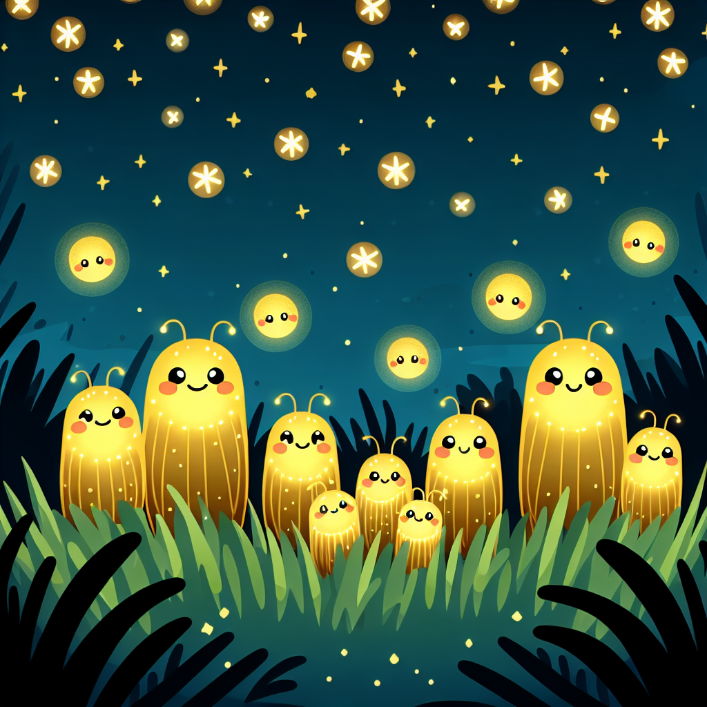 Happy Firefly Family Paint By Diamonds Art