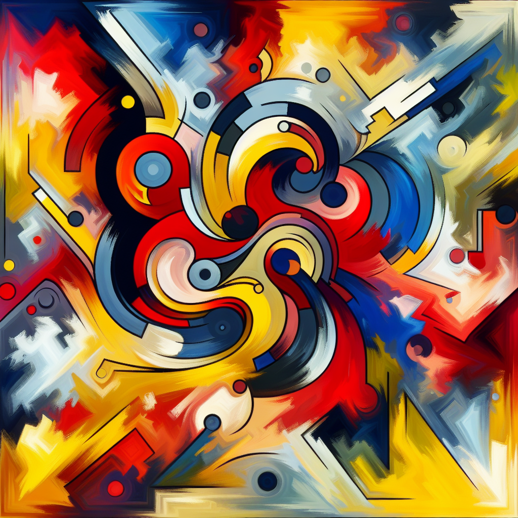 Funky Abstract Expressions Paint By Diamonds