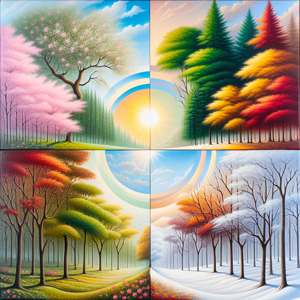 Charming Seasonal Landscapes Paint By Diamonds Kits