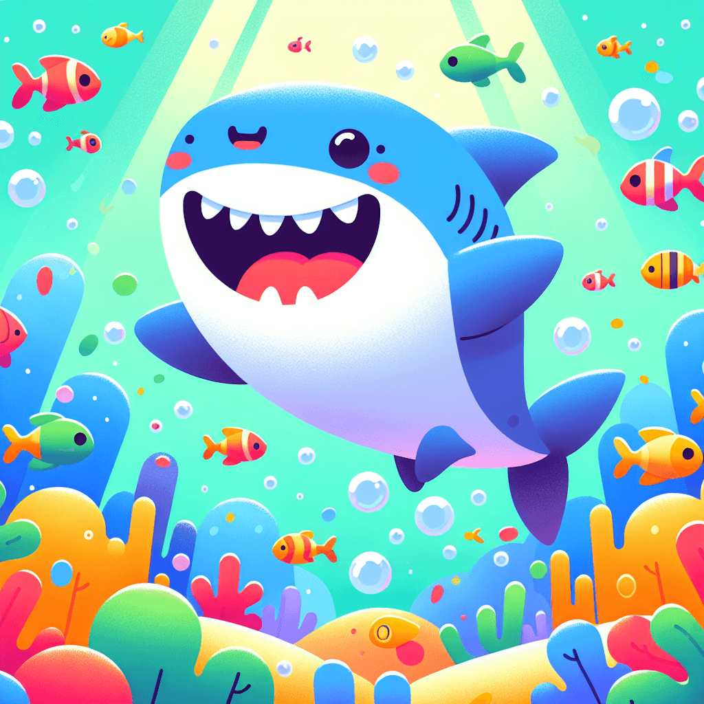 Friendly Shark Painting By Diamonds Kit