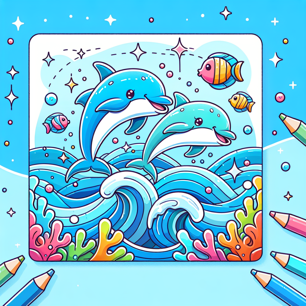 Undersea Adventure With Dolphins Diamond Painting