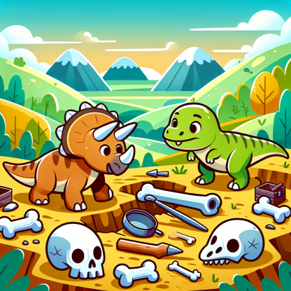 Dinosaur Dig Adventure Paint By Diamonds