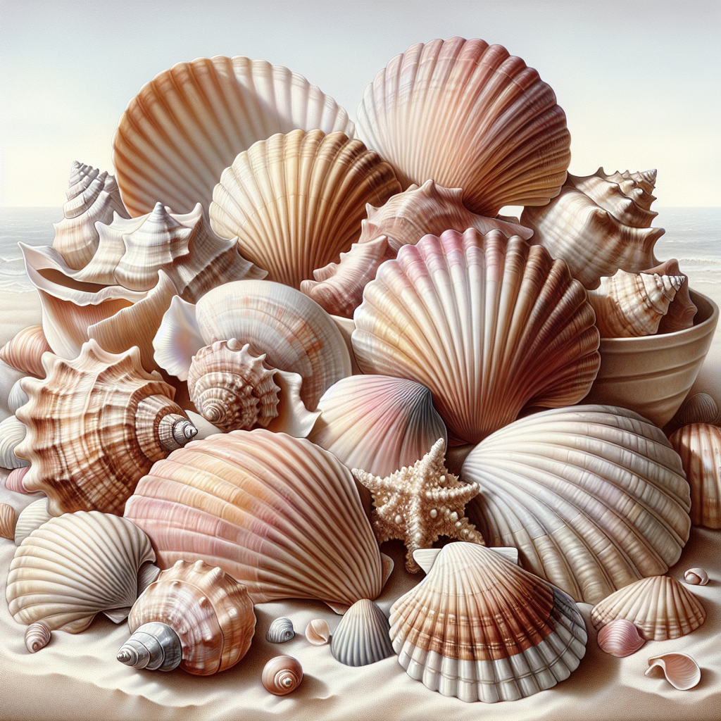 Charming Ocean Shells Paint By Diamonds