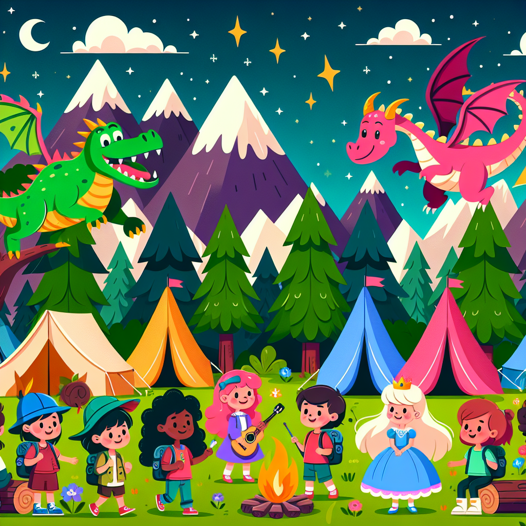Fairy Tale Adventure Camp Painting By Diamonds Kit