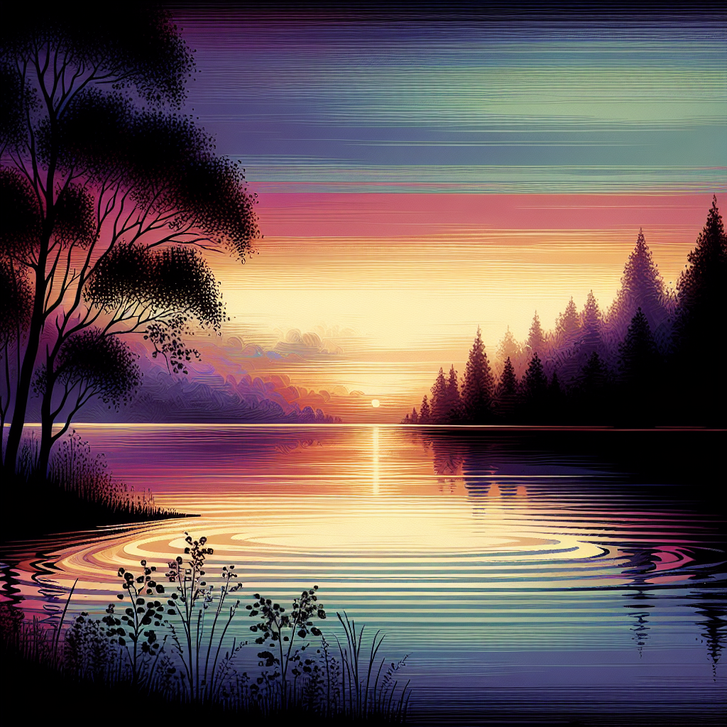 Serenade By The Lake Diamond Painting