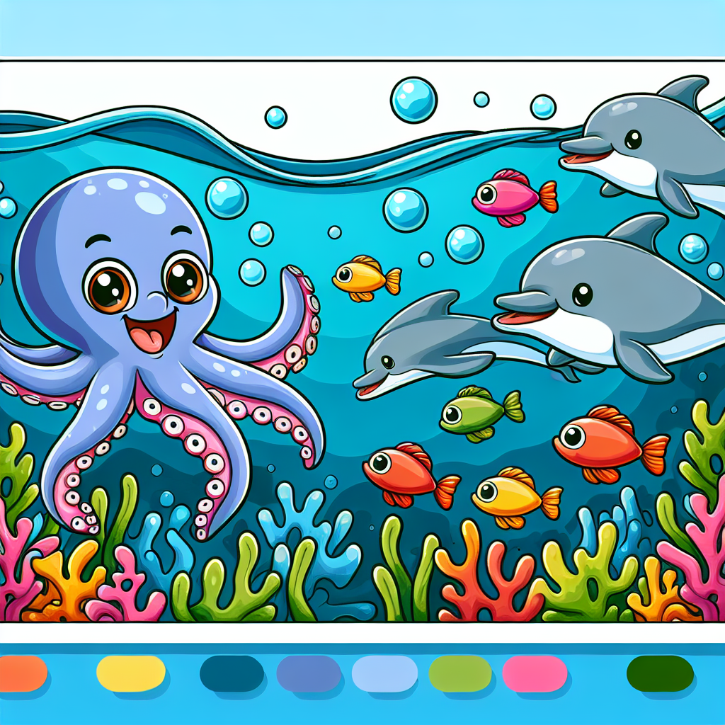 Underwater Adventure Explorer Paint By Color