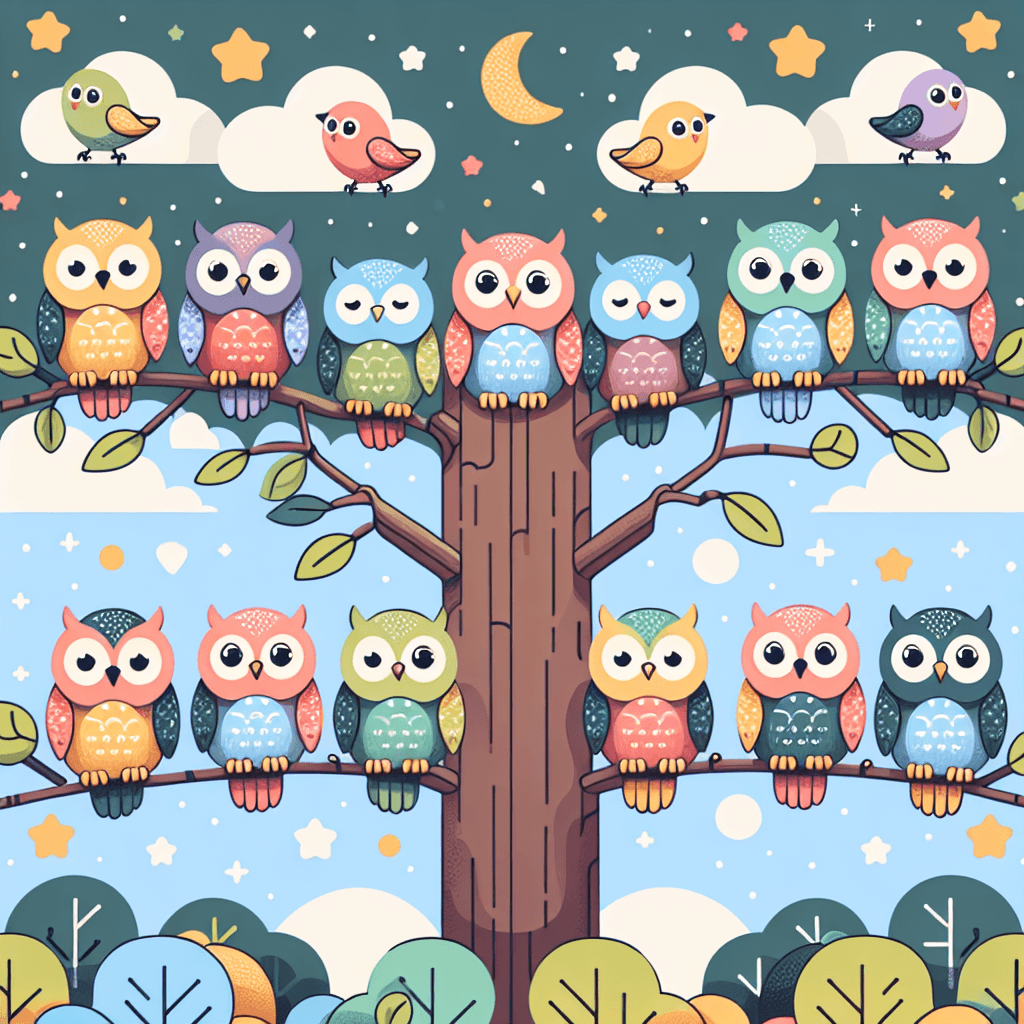Happy Hoot Owls Painting Diamond Kit