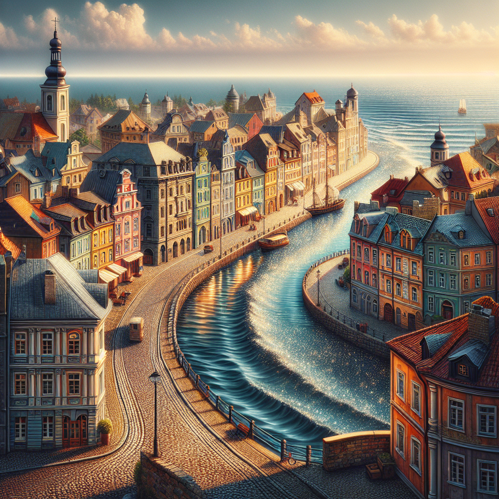 Historic Coastal Town Diamond Painting