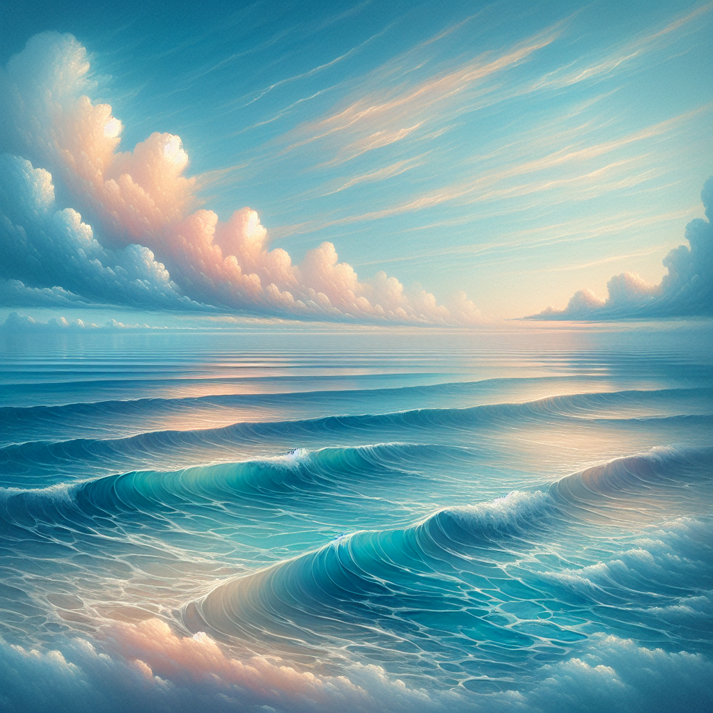 Ocean Tranquility Painting By Diamonds Kit