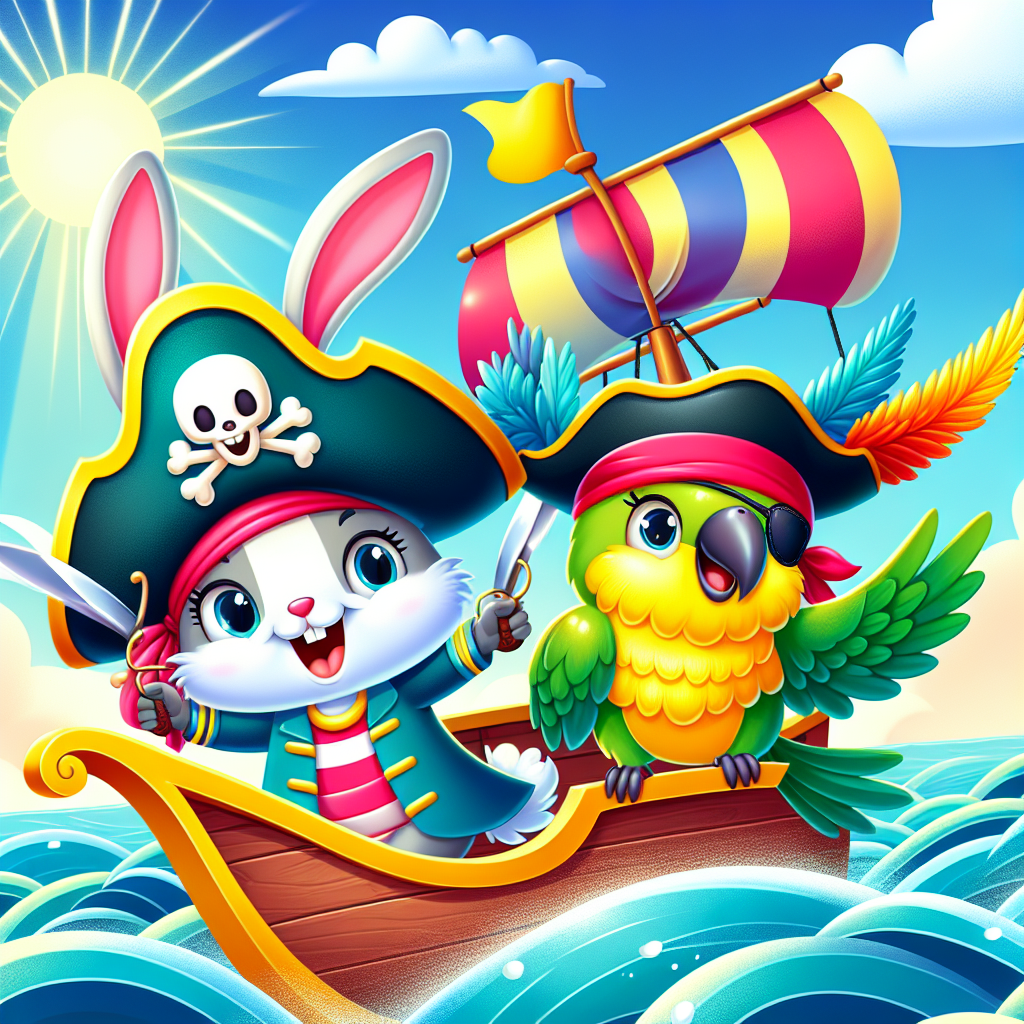 Charming Animal Pirates Paint By Color