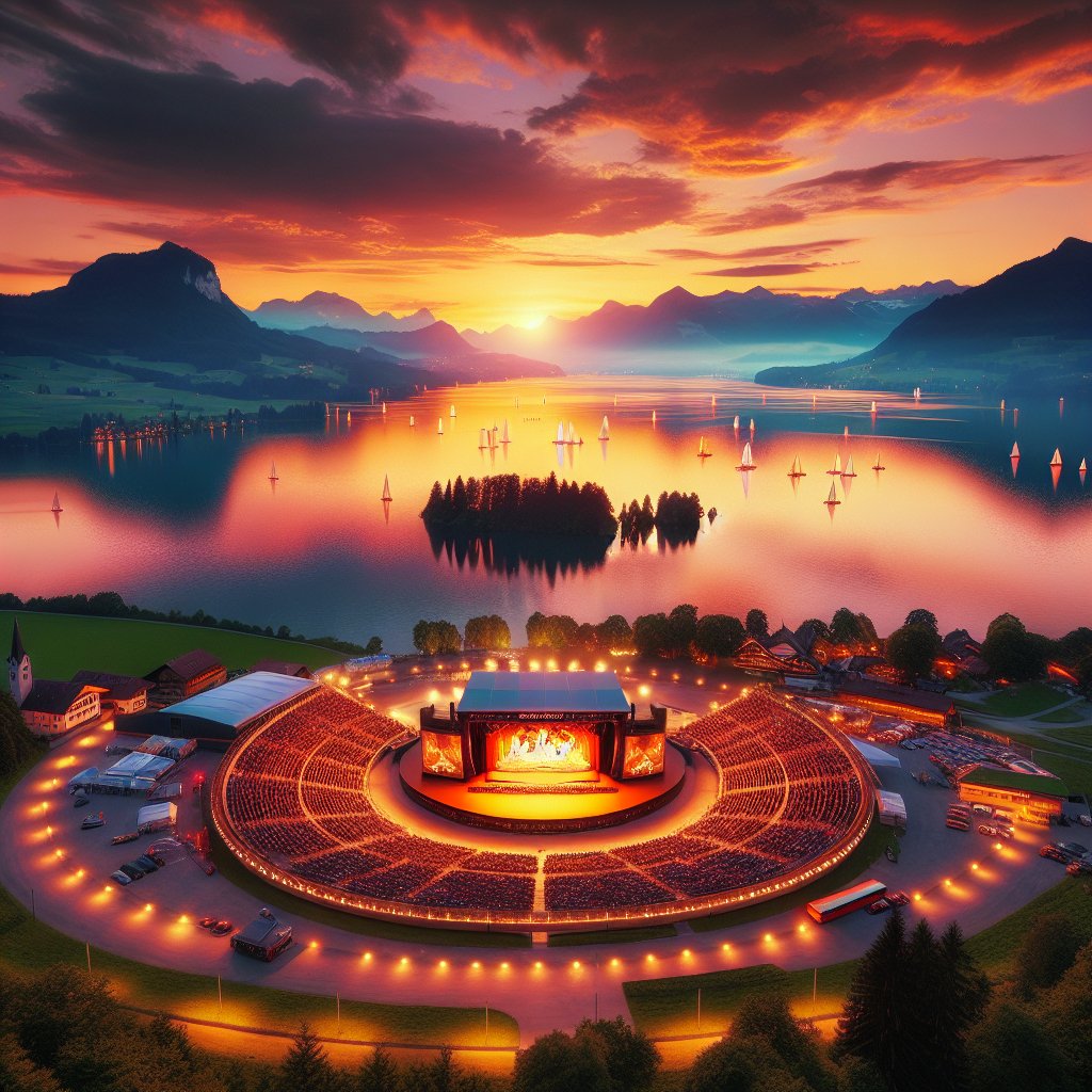 Bregenz Festival - Austria Paint By Color