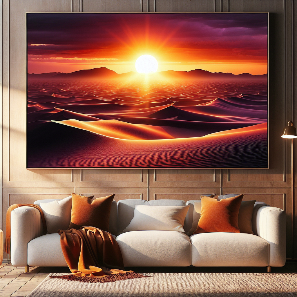 Stunning Desert Sunset Diamond Painting