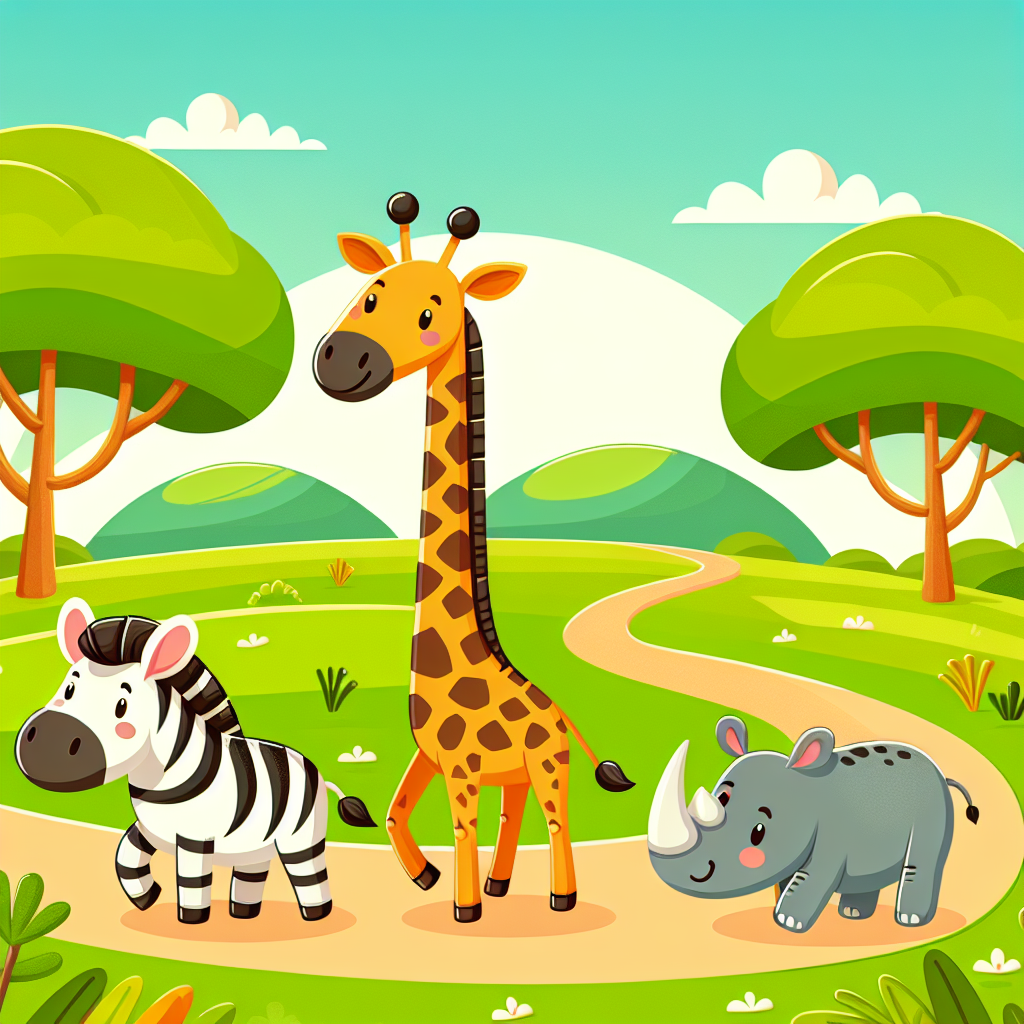 Wildlife Safari Park Painting Diamond Kit