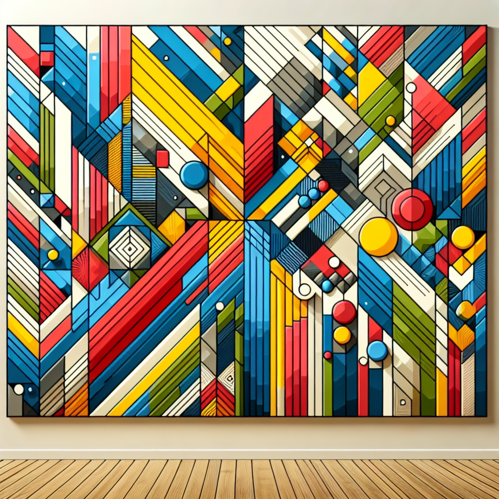 Energizing Geometric Patterns DIY Paint By Diamonds