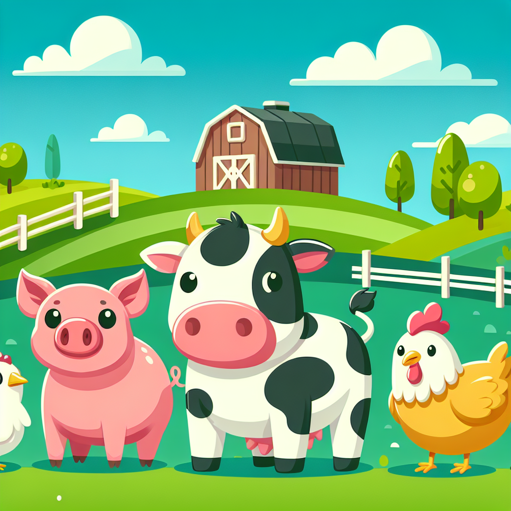 Happy Farmyard Family DIY Paint By Diamonds