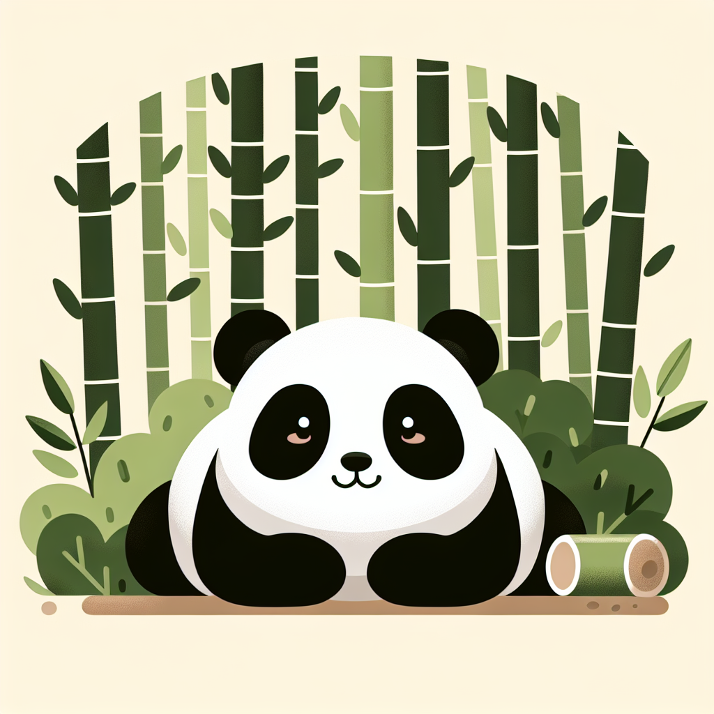 Panda's Bamboo Retreat DIY Paint By Diamonds