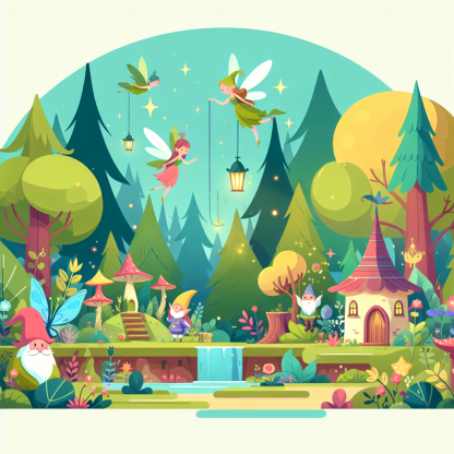 Fairytale Forest Adventure Diamonded Painting Kits