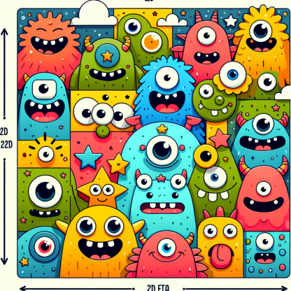 Funny Monsters Paint By Diamond