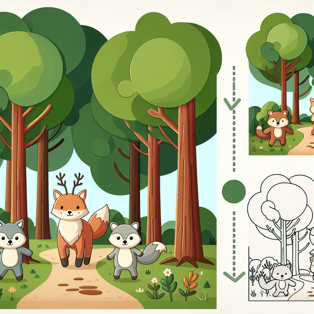 Fantastic Forest Trail Paint By Color