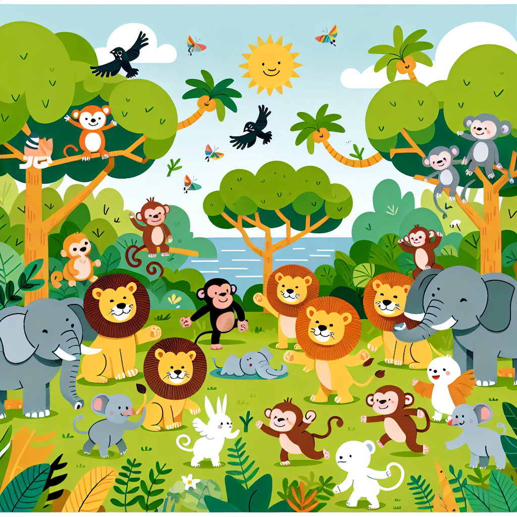 Wild Animal Party Diamond Painting