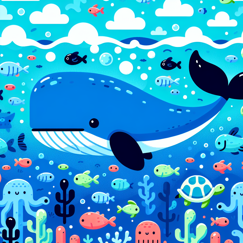 Whale's Oceanic Journey Paint By Diamonds