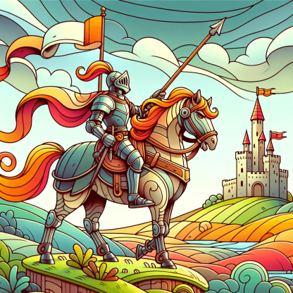 Kingdom Of Knights Diamond Painting