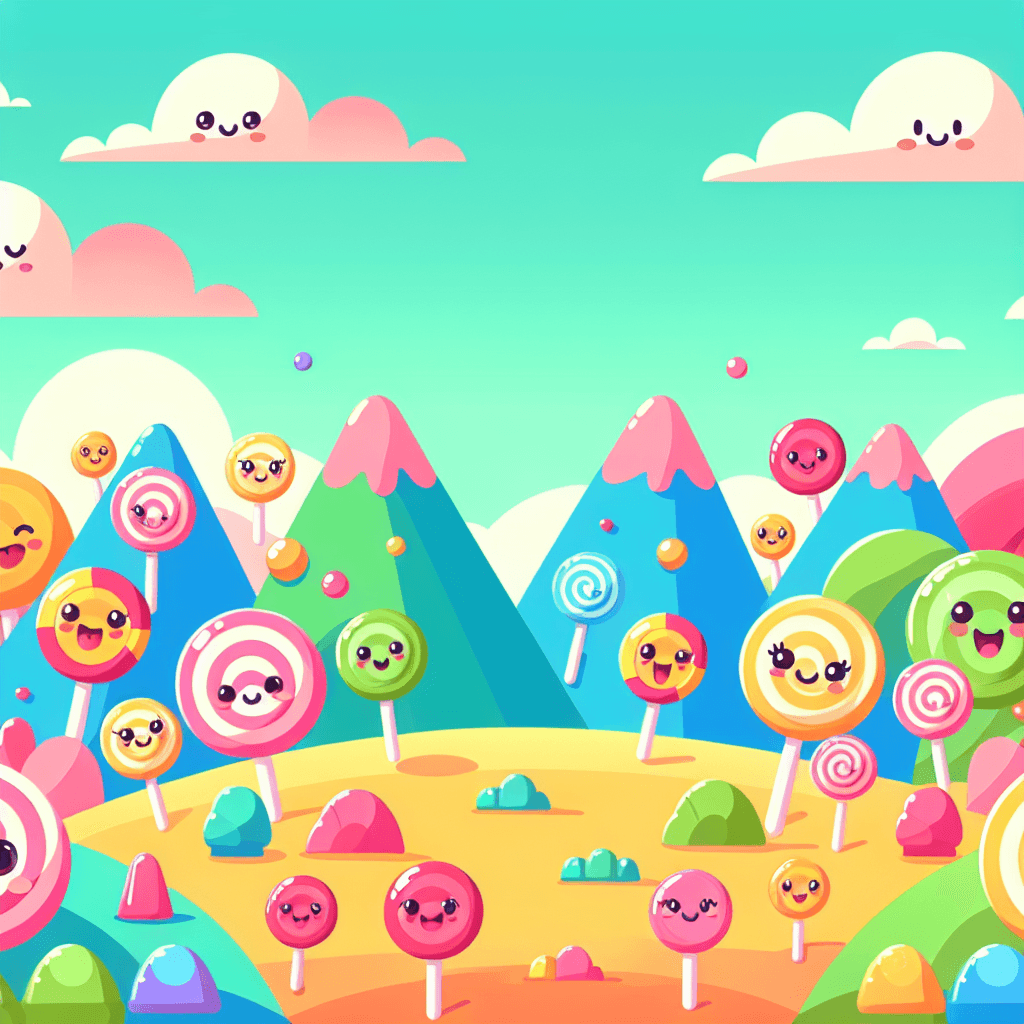 Colorful Candy Land Paint By Diamonds Art