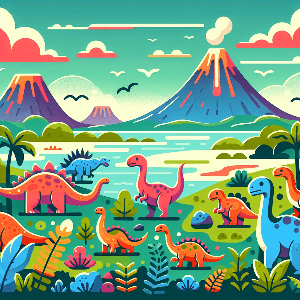 Dinosaur Adventure Trail Diamond Painting
