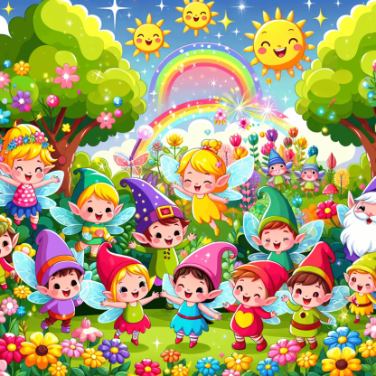Magic Forest Creatures Paint By Color