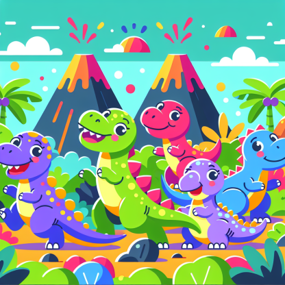 Dazzling Dino Discovery Paint By Diamond