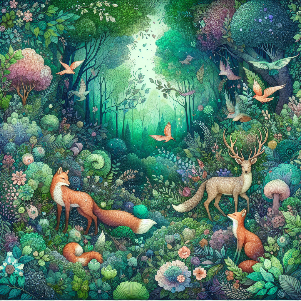 Mystical Forest Encounter Paint By Diamond