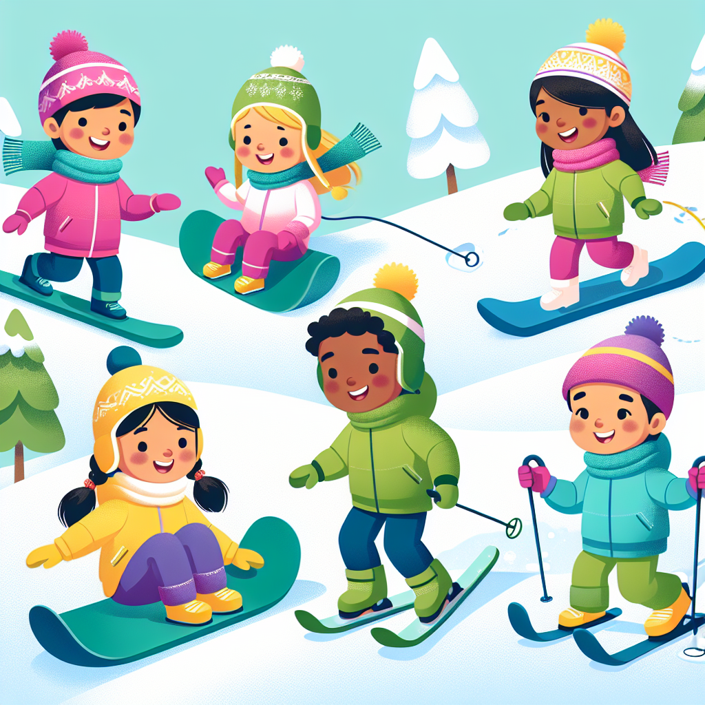 Winter Sports Challenge Paint By Color