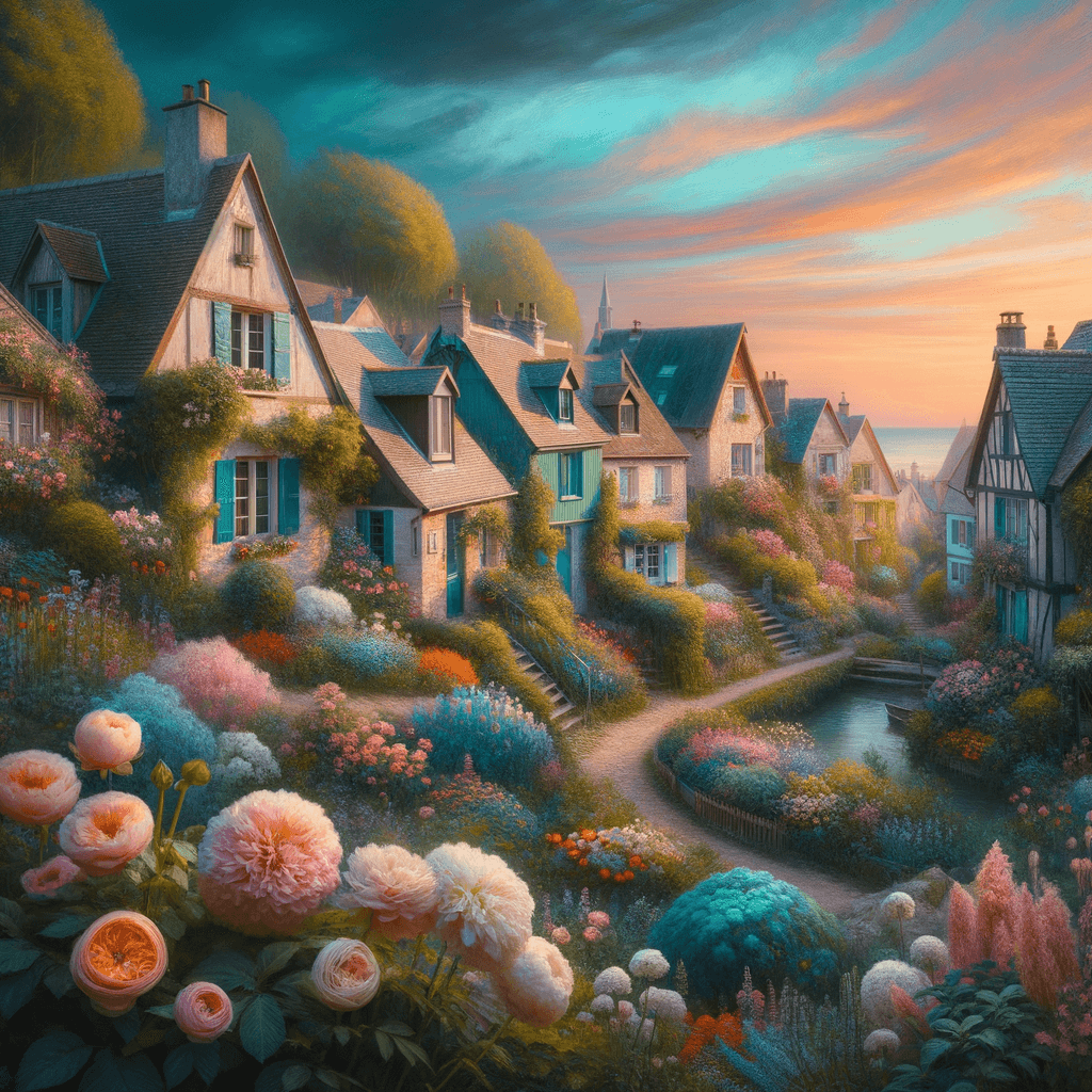 Charming Village Escape Paint By Diamonds Kits