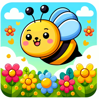 Buzzy Bee Bash Paint By Color