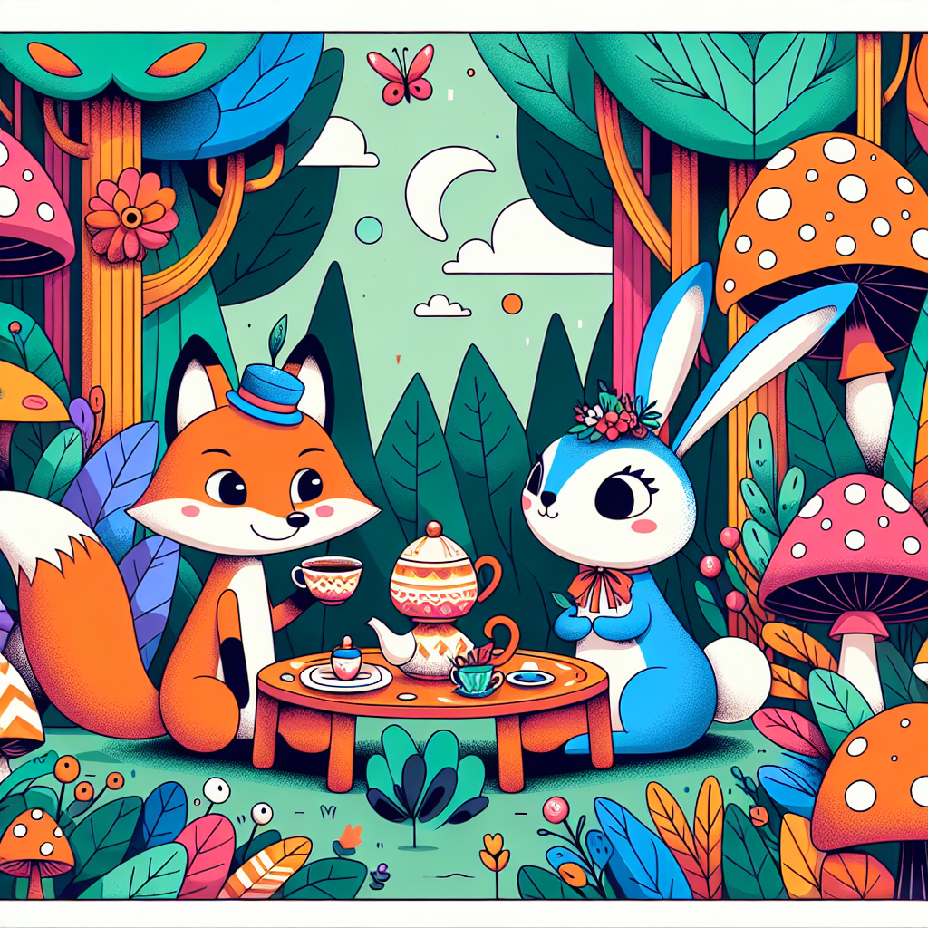 Enchanted Forest Tea Party Paint By Diamond