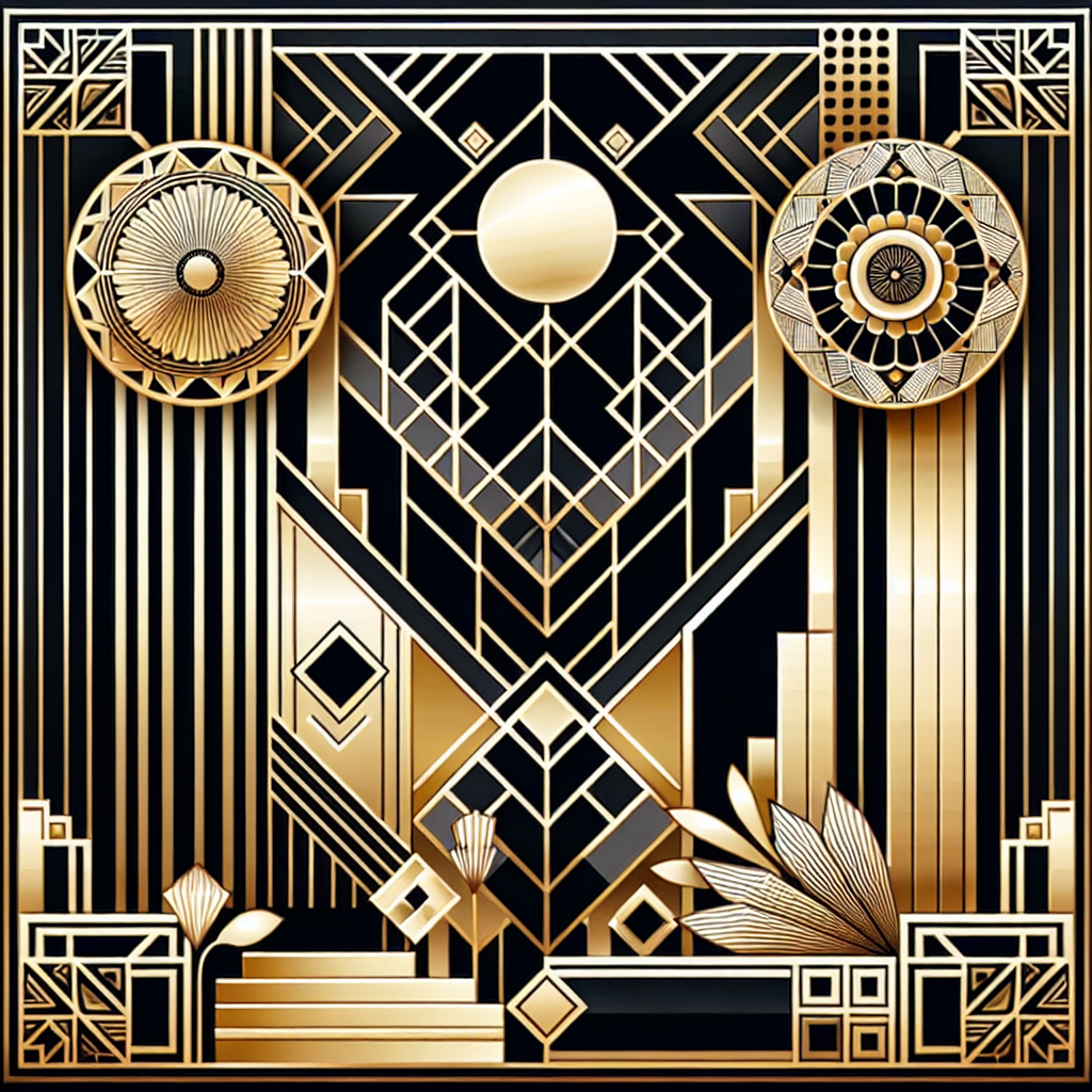 Art Deco Splendor Paint By Diamond