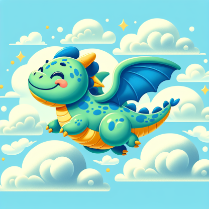 Jubilant Dragon Diamond Painting