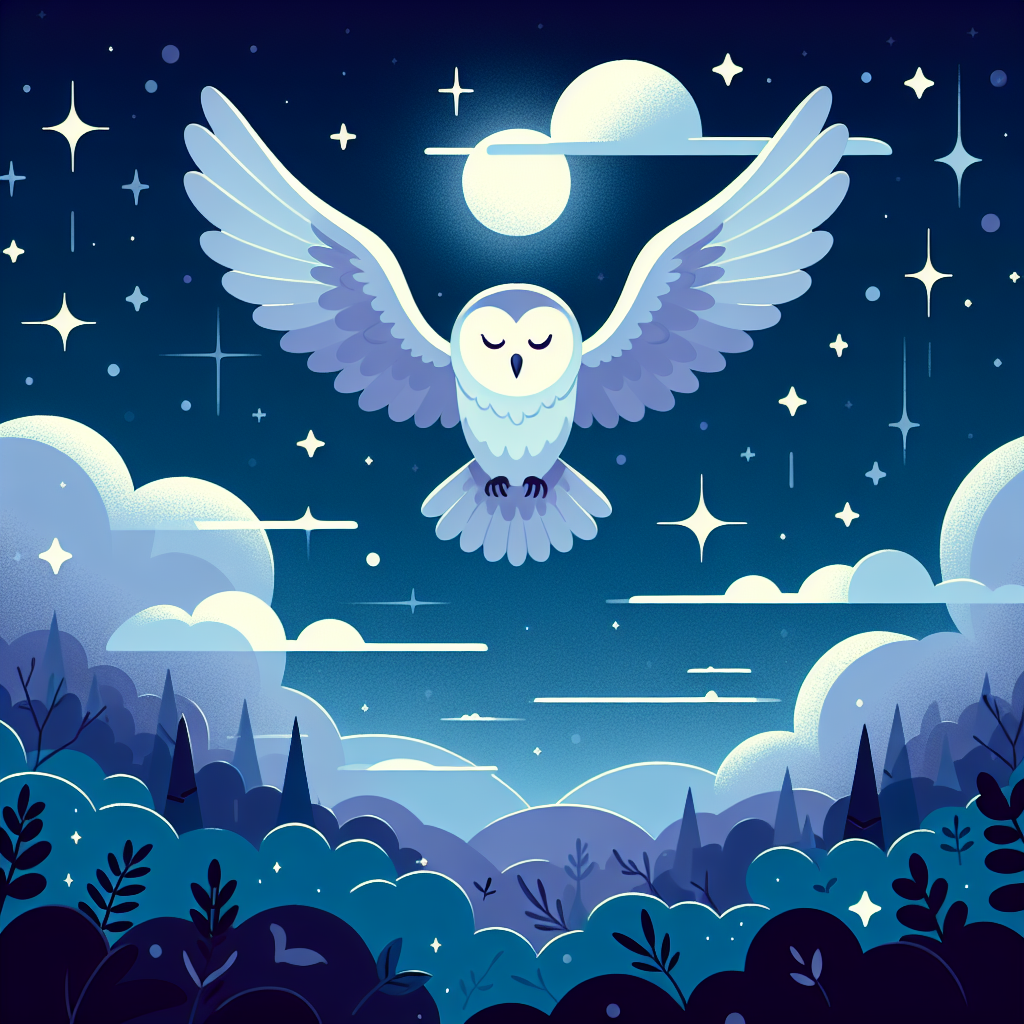 Mystical Moonlit Owl Painting By Diamonds Kit