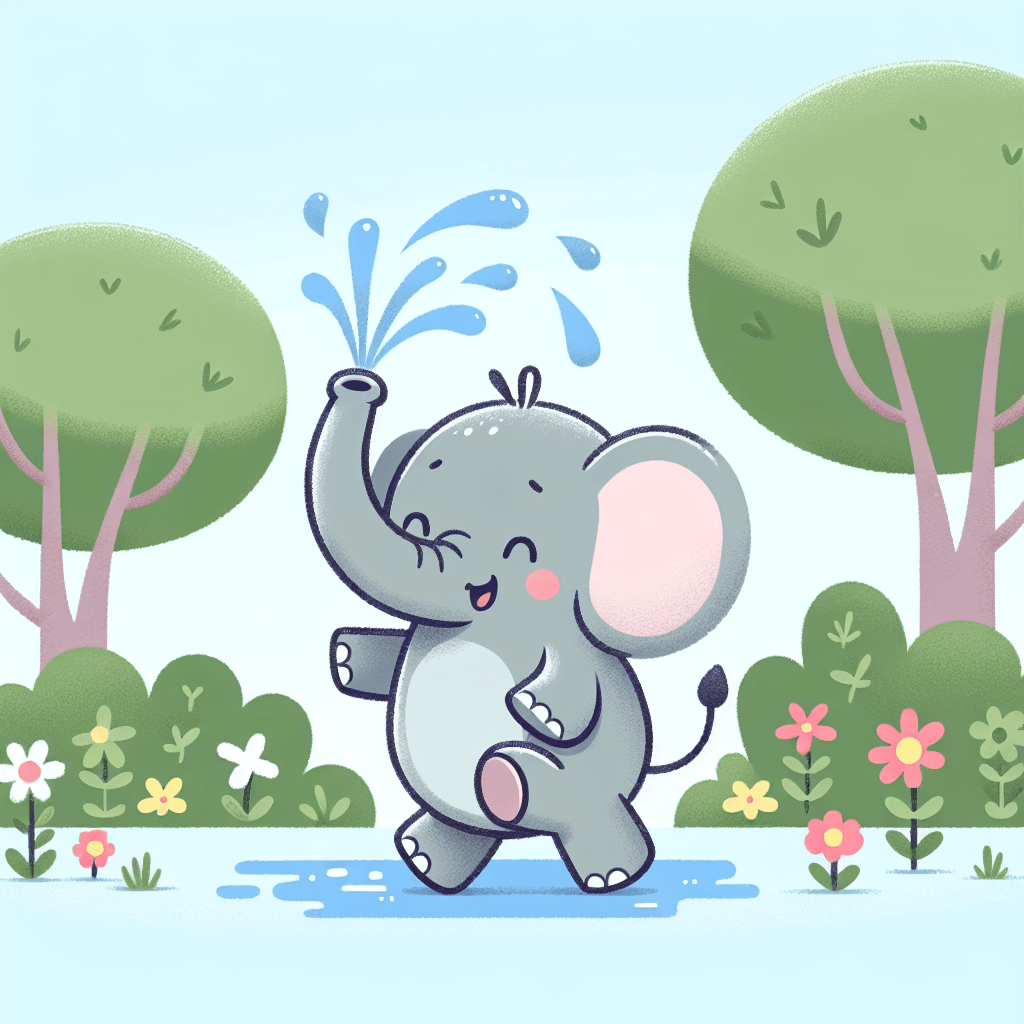 Whimsical Elephant Paint By Color