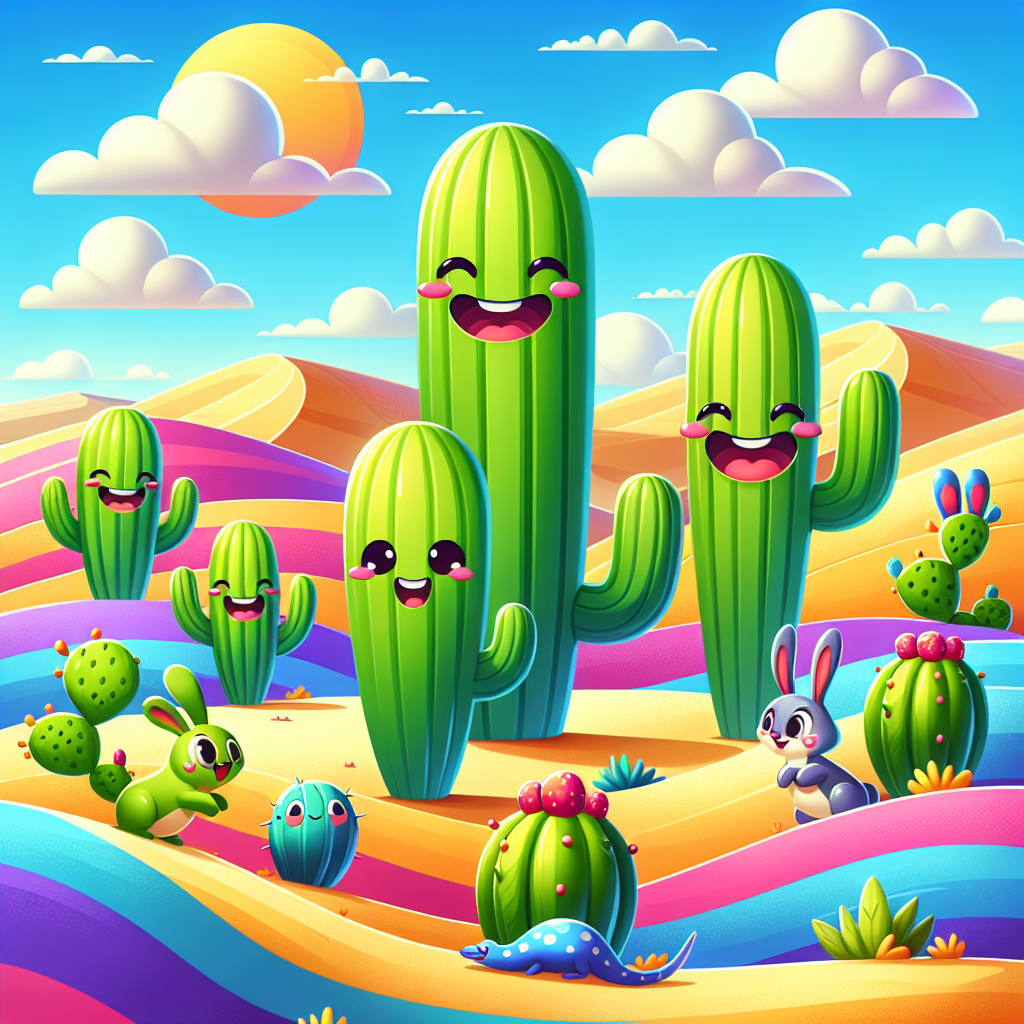 Charming Cactus Adventure Diamond Painting
