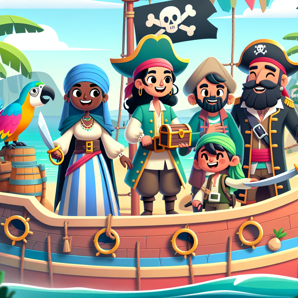 Merry Pirate Crew Paint By Diamonds Art